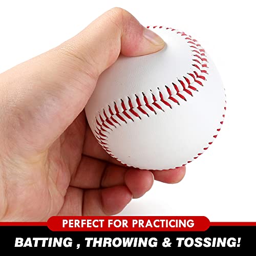 25 Inch Aluminum Baseball Bat Set With Glove & Baseballs For Softball, Batting Practice, Pickup Games #TOP3