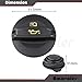 Amavoler 06K103485A 06K103485C Engine Oil Fill Cap Aftermarket Replacement Accessory Fit for 2012-2017 VW Volkswagen Beetle CC Passat.