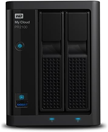 WD 16TB My Cloud Pro Series PR2100 Network Attached Storage - NAS - WDBBCL0160JBK-NESN