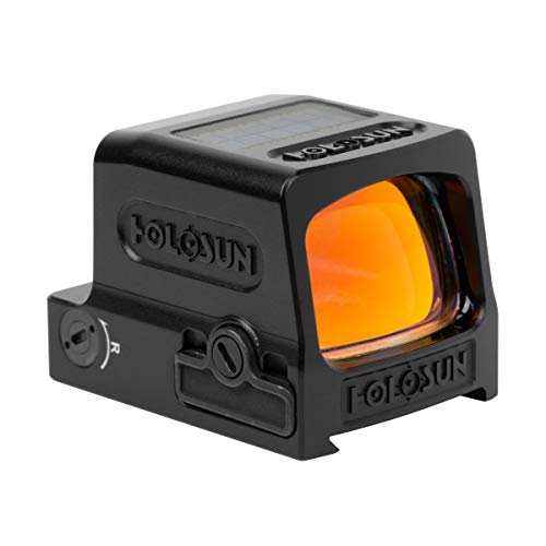 Image of HOLOSUN 509T-X2 Series Reflex Sight -Shake-Awake Parallax-Free Enclosed LED Sight with Multiple Reticle System - RMR Adapter Included- Red, Green, Gold Options