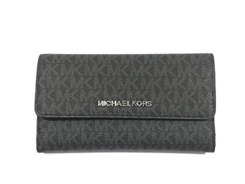 (マイケルマイケルコース) MICHAEL KORS 長財布 アウトレット 35F8STVF3B BLACK
