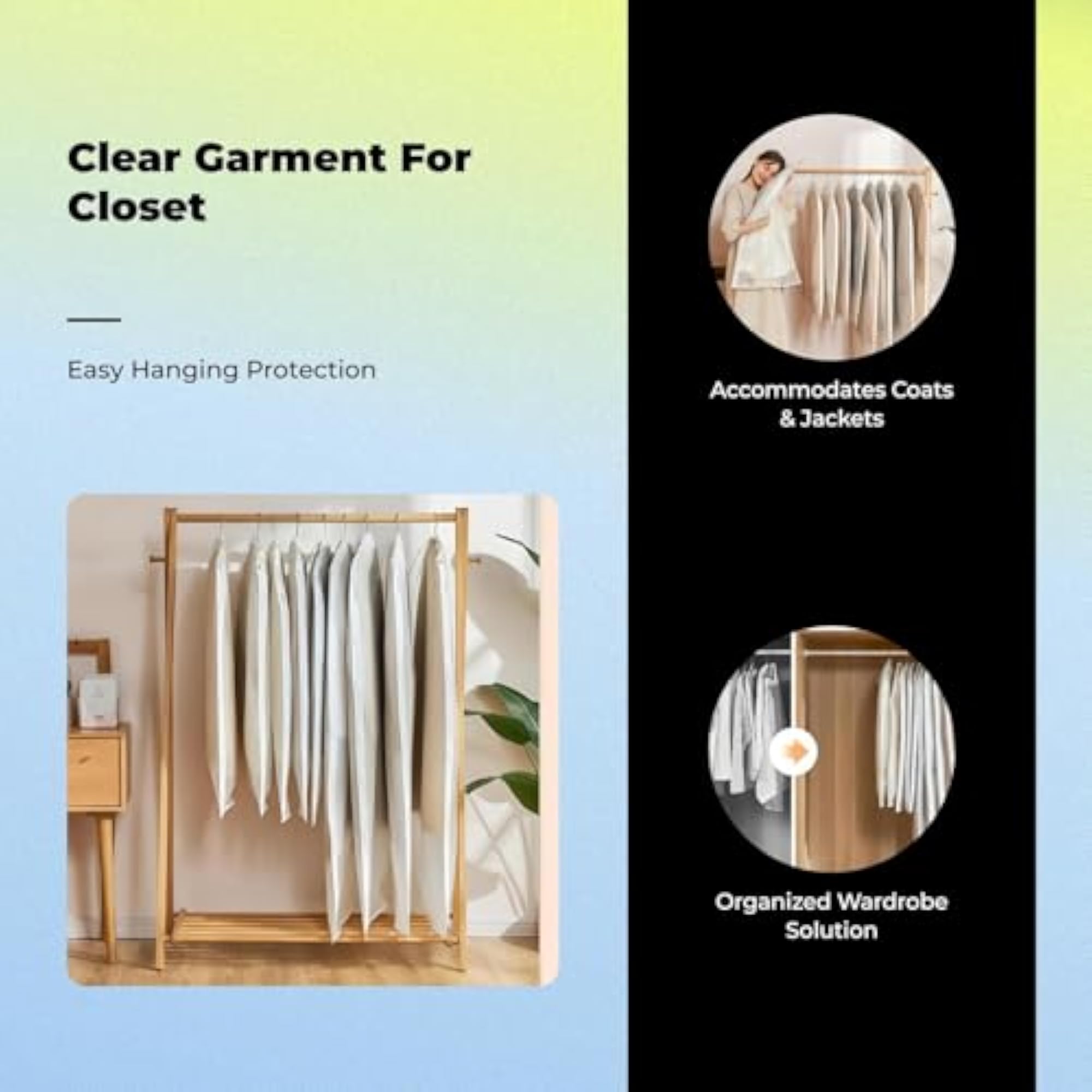 Club Bollywood Garment Bag, Hanging Clothes Protector