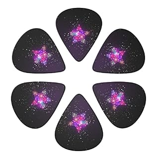 Color Stars Lot de 6 médiators pour guitare acoustique, guitare électrique, basse, ukulélé – fins, moyens et épais. - Les Beatles, Paul McCartney, John Lennon, RIngo Starr, George Harrison Color Stars Lot de 6 médiators pour guitare acoustique, guitare électrique, basse, ukulélé – fins, moyens et épais. – Image 4