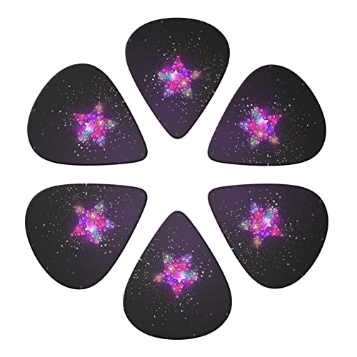 Color Stars Lot de 6 médiators pour guitare acoustique, guitare électrique, basse, ukulélé – fins, moyens et épais. - Les Beatles, Paul McCartney, John Lennon, RIngo Starr, George Harrison Color Stars Lot de 6 médiators pour guitare acoustique, guitare électrique, basse, ukulélé – fins, moyens et épais. – Image 5