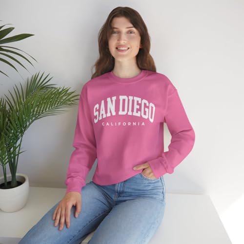 San Diego California Adult Unisex Crewneck Sweatshirt2
