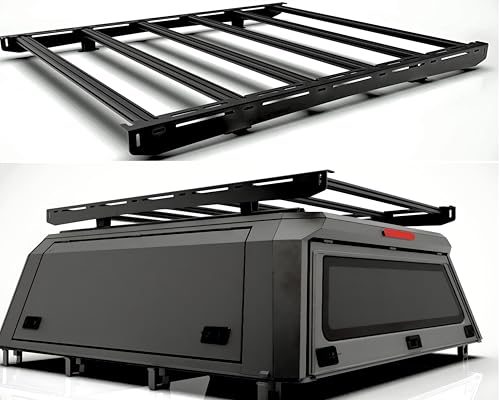 TOP Rack for Truck Bed Cap - High-Strength Aluminum Easy Install with Factory Mounts