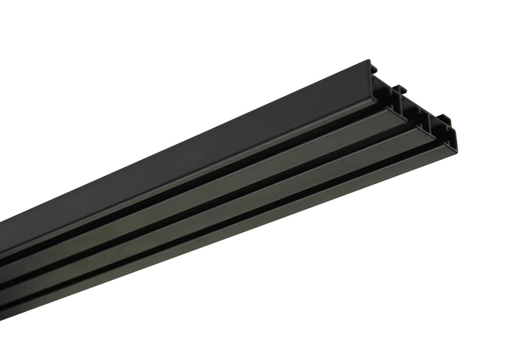 Porte-panneau GARDINIA Pour Rail Japonais Et Tringle Rideau - Velcro Inclus - Blanc 60cm