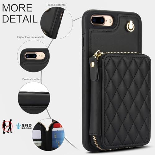Emplacement pour cartes coque iPhone 7 Plus anti-rayure et casse