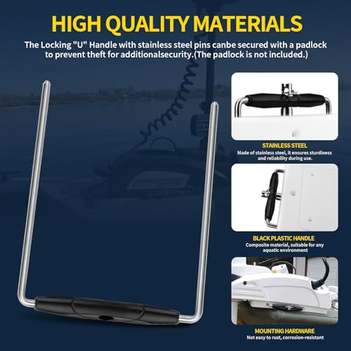 Quick Release Handle Assembly for Minn Kota, 2990906 PD/AP Quick Release Bracket for MKA-21 RTA-17, Width 5-3/4"