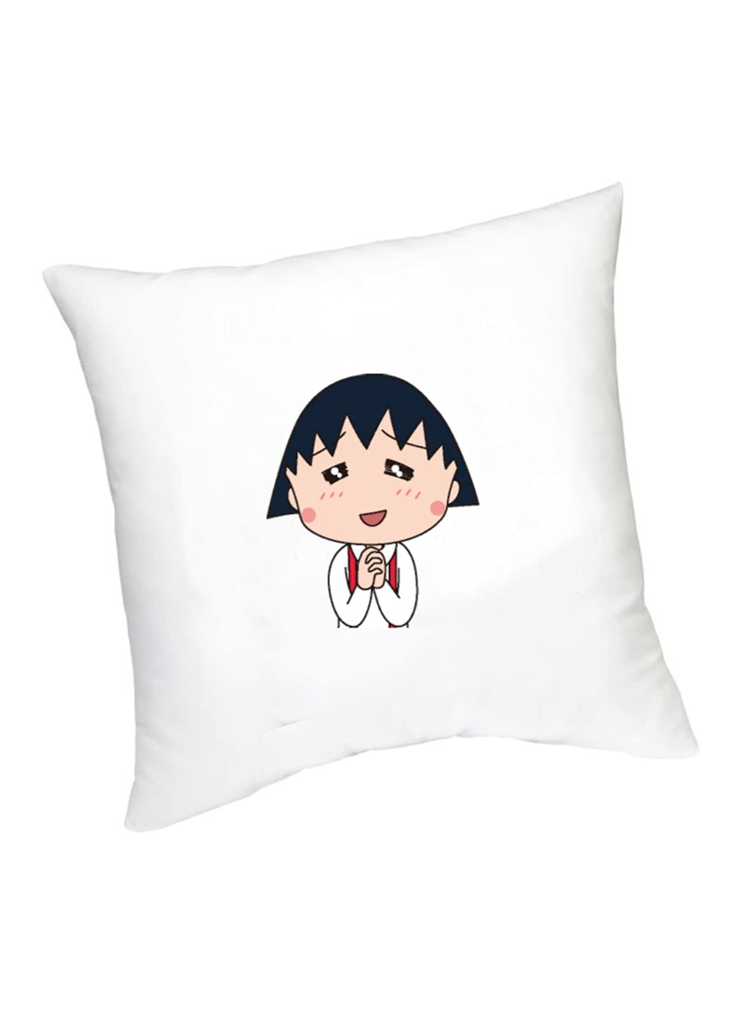 RKN CUSH10128 Chibi Maruko Character Printed Decorative Cushion - H10 x W40 x D40 cm