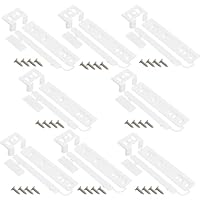 UPTTHOW 8 x Universal-Türschieber für Kühlschrank und Gefrierschrank, mit Barckets und Clips, Kühlschranktür-Montage-Montage-Montage-Set