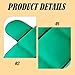 rockible Pilates Mat Dancing Floor Cushion Floor Protection Fitness Gymnastics Portable Workout Mat Green for