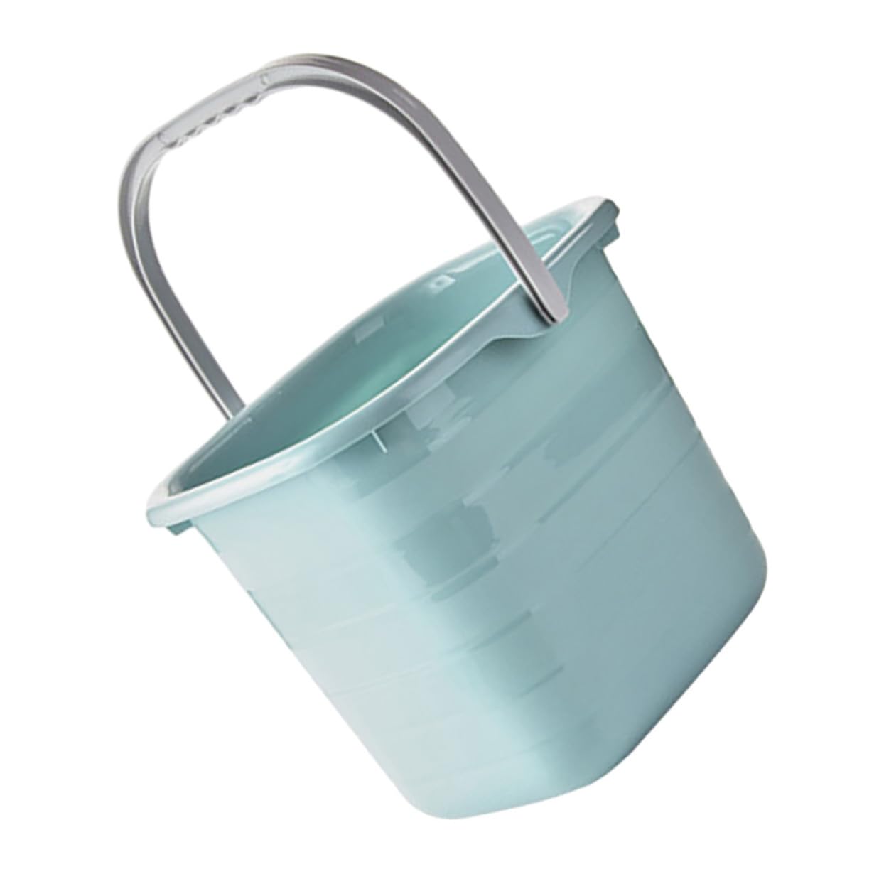 Secchio in Plastica per Uso Domestico Manico Labor-saving, Buona Capacità di Carico, per Famiglie e Giardinaggio, Secchio Rettangolare per Stoccaggio Acqua