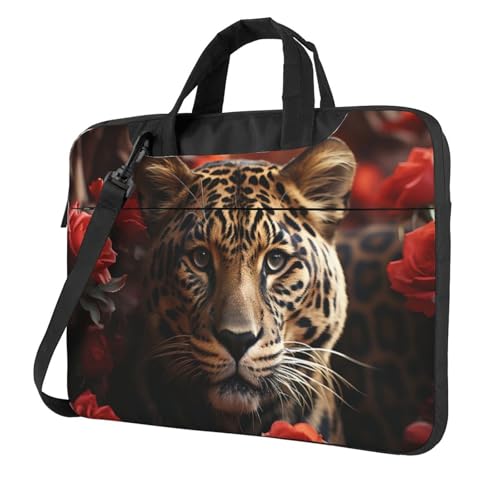 Sac ordinateur portable tigre et rose pour vos trajets et réunions de travail