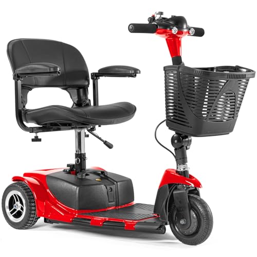 3 Wheel Mobility Scooters for Adults Seniors, Electric Powered Mobile...