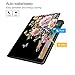 Vimorco for iPad 9th/8th/7th Generation Case, for iPad 9th Generation Case,for iPad 10.2 Cases 10.2-inch Cover, Auto Sleep/Wake, for iPad Cover 9th Gen Multi-Angle View, Butterfly Flower