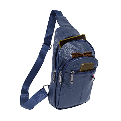 WESTEND Synthetic Leather Crossbody Sling Bag Backpack with Adjustable Strap3