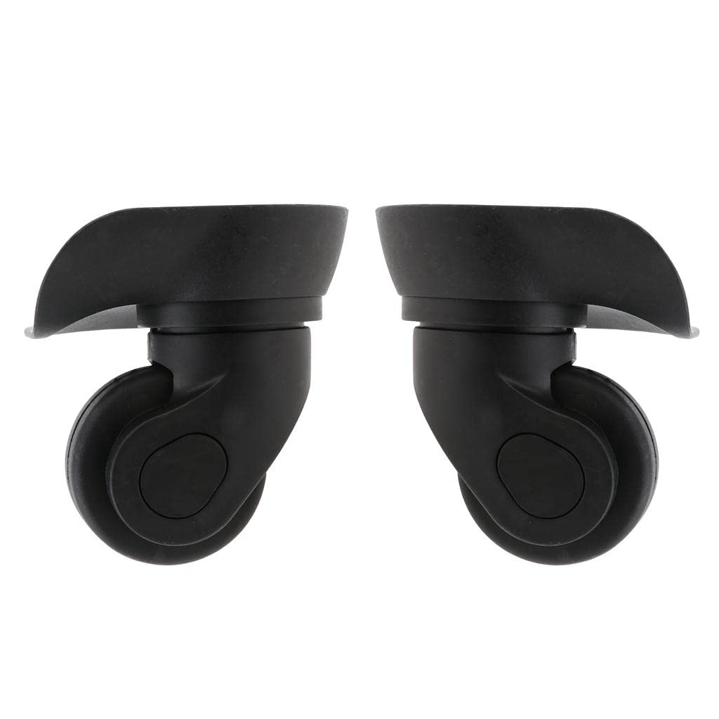 URJIX™ Specially Designed 2 Pieces Swivel Suitcase Luggage MuteCasters Replacement Wheels for Travel-image-34
