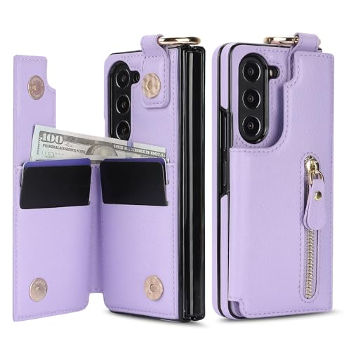 �X�}�z�P�[�X�Ή� Galaxy Z Fold 6 �P�[�X �J�[�h���[ �w�� ���K����t�� RFID�u���b�L���O ���z�^ �M�����N�V�[ Z Fold 6 �p�J�o�[ �����O�t�� �c���u�� �X�^���h�@�\ PU���U�[ ���z�t�� �J�[�h���K�J�[�h�|�P�b�g�t�� ������