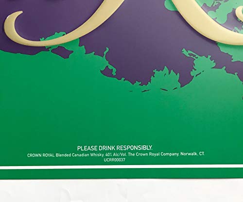 Crown Royal Country Large Embossed Metal Sign (23