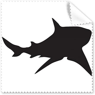 Ocean Black Shark Biology Fish Cleaning Cloth Phone Screen Glasses Cleaner 5pcs
