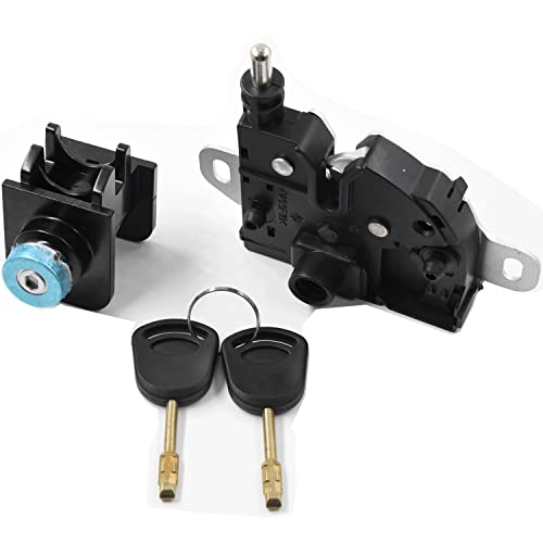 VHEUHZ Cerradura de capó completa con 2 llaves Compatible con Ford Transit Mk6 Mk7 Connect 2000-2006 4956236 YC1516B970AD 4124287 6C1A16D748AB 8T1A16700AA Cover