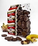 TUKÁN – Plátano deshidratado cubierto de chocolate con leche, 1 kg | Snack gourmet natural | Fruta bañada en chocolate