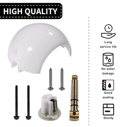Image of 385318162 RV Toilet Flush Ball and Shaft Kit Compatible with Sealand Pedal Flush Toilets Boat RV