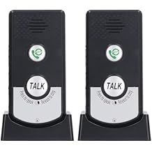 Wireless Intercom System for Home, Two Way Voice Intercom Doorbell Portable Ultra-Long Distance Room to Room Intercom Home Communication System, for Kids Elderly Office Laboratory Use