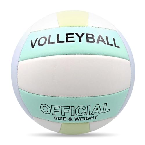 divuukyi Pelotas de voleibol impermeables para interiores y exteriores, tamaño oficial, tamaño 5, juego de entrenamiento deportivo para principiantes y adolescentes