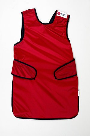 Unisex Front Protection Lead Free Apron (S 80KvP, Blue)