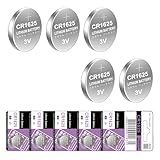Suseiuua 10/5 batterie a bottone CR1625, facili da usare, stabili e facili da usare, per orologi, orologi, controller di gioco, calcolatrici, giocattoli