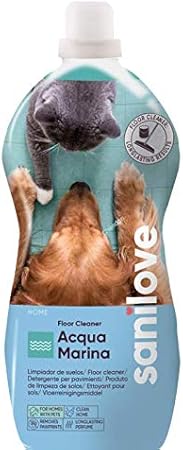 Sanicat Friegasuelos para Gatos, Aroma Acqua Marina - 1,5L