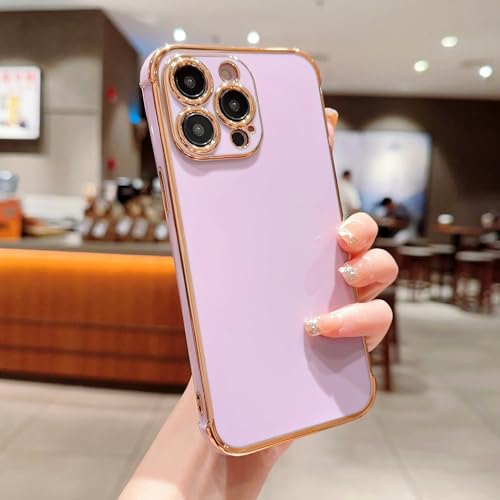 Coque iPhone 15 Pro Max RALEAVO en TPU souple pourpre antichoc
