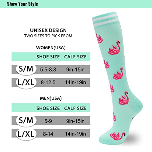 Fenglaoda Compression Socks For Women Men, 20-30Mmhg Compression Support Circulation Socks For Nurses #TOP1