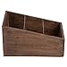 Halcent Coffee Condiment Organizer, Wood Tea & Coffee Storage Caddy, Brown