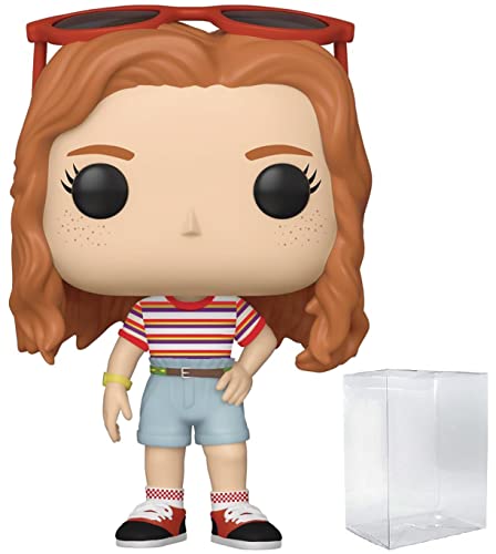 POP [Stranger Things - Max Mayfield (Mall Outfit) Figura de vinilo Funko (empaquetado con funda protectora de caja compatible), multicolor, 3.75 pulgadas