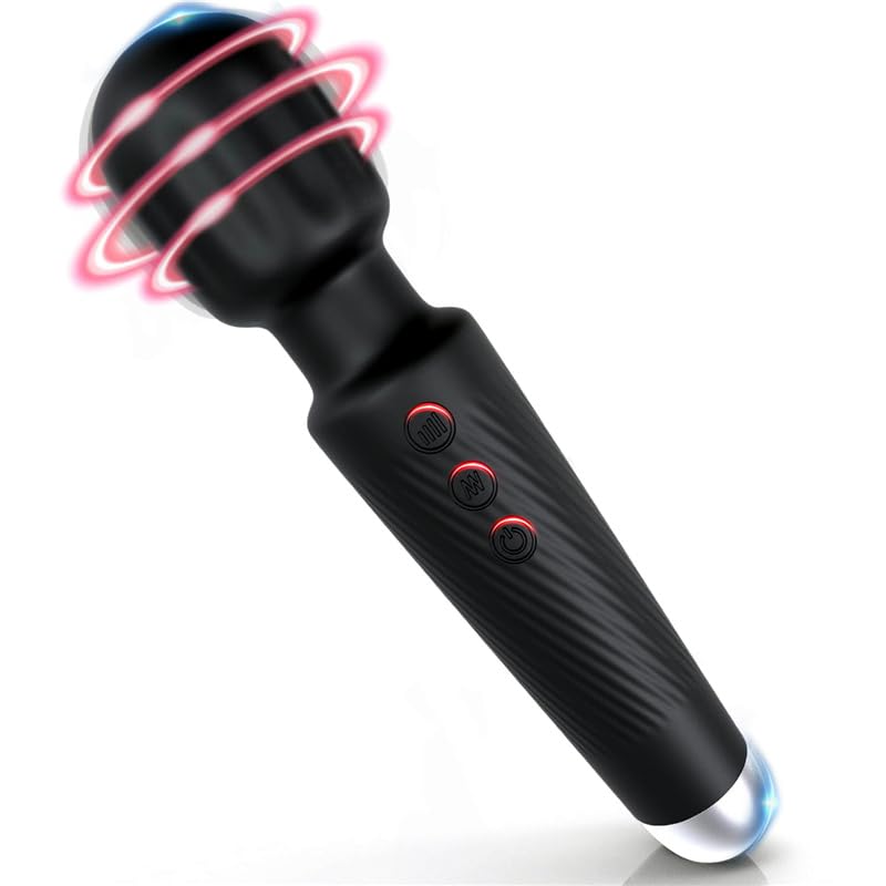 Vibrator Wand Adult Sex Toys for Woman G Spot Dildo Clit Stimulator Vibrators with 8 Speeds 20 Patterns