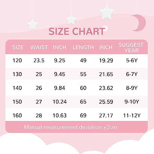 Booph Girls Tulle Skirts A-Line Mesh Skirt Long White Tutu Skirts Dress For Toddler Girls 6-7Y #TOP6