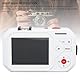 Digitalkamera, 4K 64MP Dual Screens Kamera, 18 Fach Digitales Zoom Autofokus Selfie mit 2,8 Zoll und 1,54 Zoll Bildschirm, 1000 mAh Akku, Tragbarer Kompakt für Schulreisen (White)