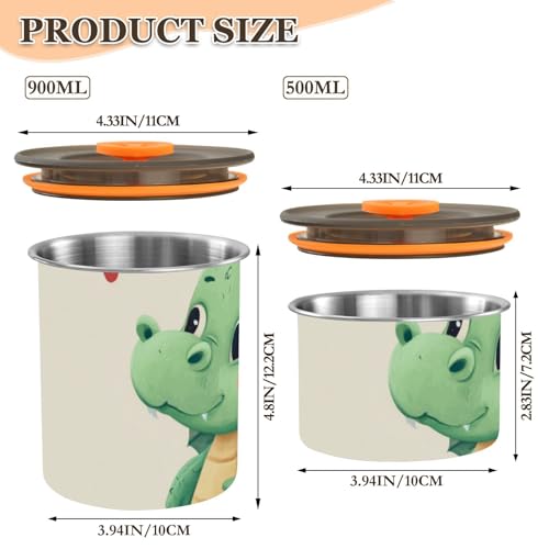 Contenedor Hermético para Café Acero Inoxidable 900 ml miniatura 3