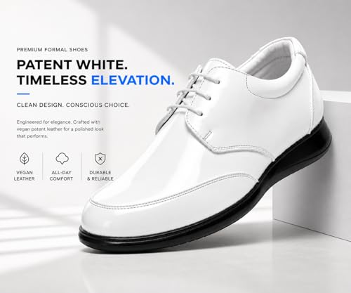 Image of Kraasa Men's Formal Lace-Up Shoes | Vegan Leather Upper | Airmix Sole | High Cushioning | Lightweight & Comfortable Office Dress Shoes