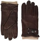 Feinstes Ziegen Nappaleder Roeckl Herren Illinois Handschuhe, Saddlebrown, 8.5