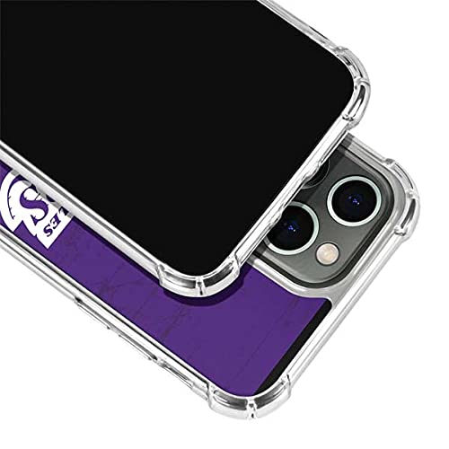 Skinit Clear Phone Case Compatible with iPhone 13 Pro Max - Officially Licensed NBA Los Angeles Lakers Purple Primary Logo Design
