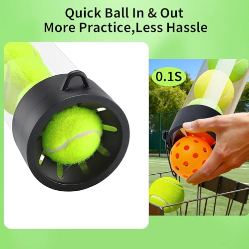 Pickleball & Tennis Ball Picker Upper Tube Collapsible Retriever 17/18 Ball by SWALTRIX - Used condition - Image 6