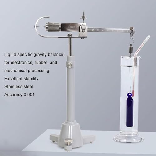 Precision Liquid Density Scale, 0-2.000 G/cm³ Range, 0.001 Accuracy, 5cm³ Drain Port,for Laboratory and Industrial Use, Webster's Mechanical Weight Balance