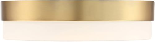 Miniatura 3 de Montaje empotrado LED grande Roma - latón cepillado antiguo