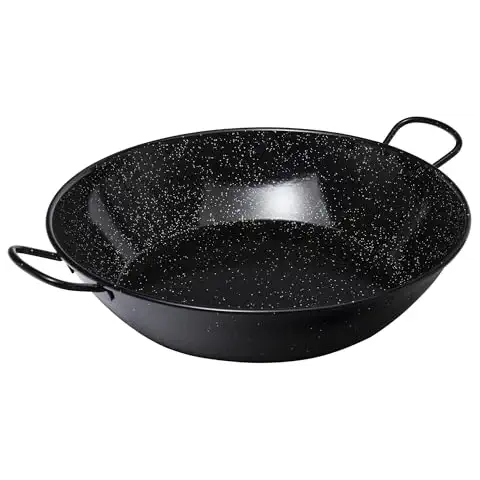 VAELLO Plat à Paella Émaillé 50 cm Cover
