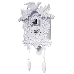 WALPLUS Chiming Cuckoo Clocks for Wall Bird Singing Cuckoo Clock Volume Adjustable Coo Coo Clock