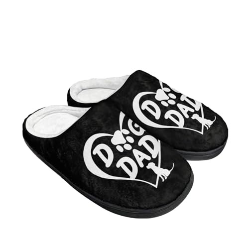 Womens Slippers Warm House Slippers Black Scuff Slippers Slipper On Slippers for Indoor and Outdoor2